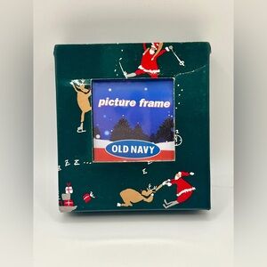 Vintage Old Navy Accordion Photo Frame Folding Wallet Style Holiday Y2k Rare NOS